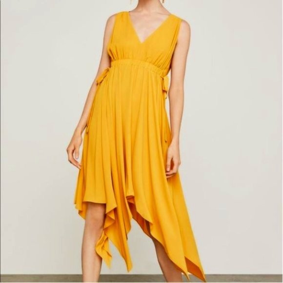 BCBG Dress, Golden Yellow (Golden Glow), NWT, Size Small - Picture 2 of 8